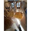 Image 2 : 4 Wooden Windsor-Style Dining Chairs