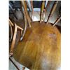 Image 3 : 4 Wooden Windsor-Style Dining Chairs
