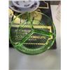 Image 1 : Green Glass Three-Compartment Divided Serving Dish