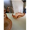 Image 5 : Three Pink Art Glass Swan-Shaped Dishes