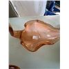 Image 6 : Three Pink Art Glass Swan-Shaped Dishes