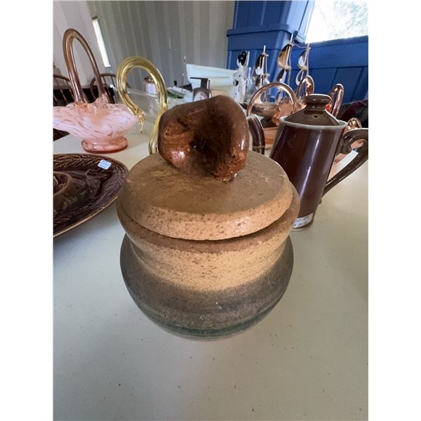 Gilman Reborn BC Studio Pottery Lidded Jar