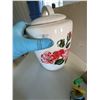 Image 1 : McCoy 33 Oz Lidded Ceramic Cookie Jar with Floral Decoration