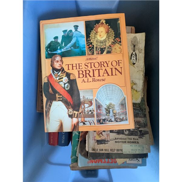 Vintage and Classic Books Including The Story of Britain and Secrets of the Woods