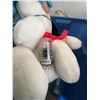 Image 2 : Lot: Amber Glass Hanging Lamp, Vintage Mason Jars, Plush Toys, Radio Shack Plush Radio