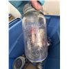 Image 5 : Lot: Amber Glass Hanging Lamp, Vintage Mason Jars, Plush Toys, Radio Shack Plush Radio