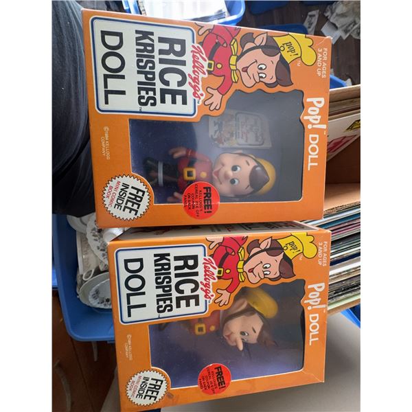 Kellogg's Rice Krispies Pop! Doll 1999 Edition With Promotional Items
