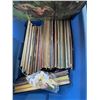 Image 4 : Vinyl Record LP Collection in Blue Storage Bin
