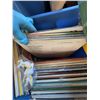 Image 6 : Vinyl Record LP Collection in Blue Storage Bin
