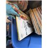Image 7 : Large Bin of Assorted Vinyl Records and Uncle Wiggily Book