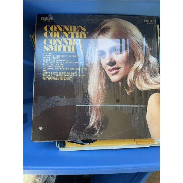 Vinyl Records Including Connie Smith and Mel Tillis