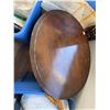 Image 1 : Round Wooden Side Table with Three Legs