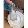 Image 4 : 12 Glass 1/4 Pint Bottles, Plate, and Dinky Toys Range Rover