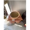 Image 2 : Brown Ceramic Cookie Jar with Cookie Label and Grinder-Style Lid