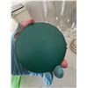Image 4 : 6 Silver Tone Drink Coasters with Green Felt Backing
