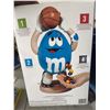 Image 4 : M&M's Blue Basketball Sport Candy Dispenser in Original Box 159g