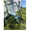 Image 1 : Portable Blue Metal Staircase with Handrails for Trailer Entry