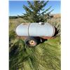 Image 1 : Steel Water or Fuel Storage Tank on Two-Wheel Trailer