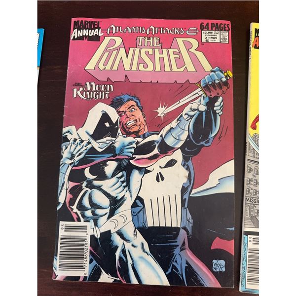 Marvel Annual The Punisher Atlantis Attacks Issue Featuring Moon Knight