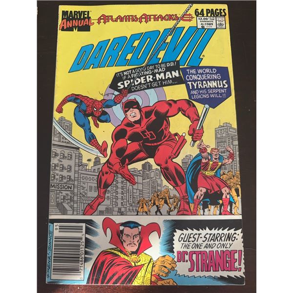 Marvel Annual Daredevil Comic #5 and Schwinn Pro BMX Racing Bicycles Brochure
