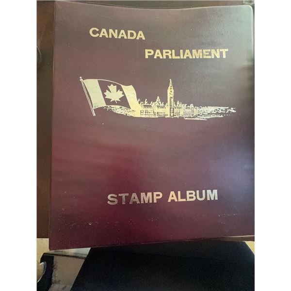 Canada Parliament Stamp Album With 1996-1997 Commemorative Stamps