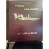 Image 1 : Canada Parliament Stamp Album With 1996-1997 Commemorative Stamps