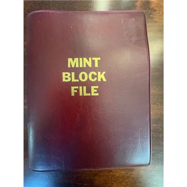 Mint Block File With Canadian Stamp Blocks 32¢ 64¢ 1$ Various Designs
