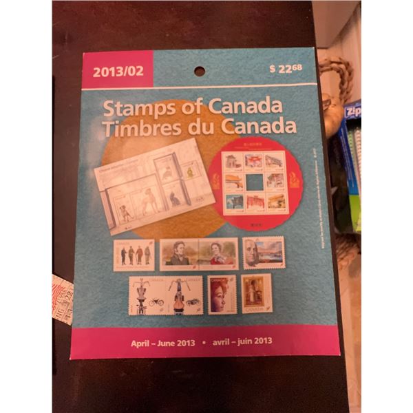 Canada Post Stamps of Canada 2013/02 Stamp Collection Album April–June