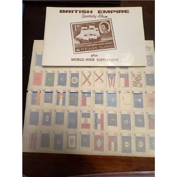 British Empire Specialty Album With Worldwide Stamp Supplement