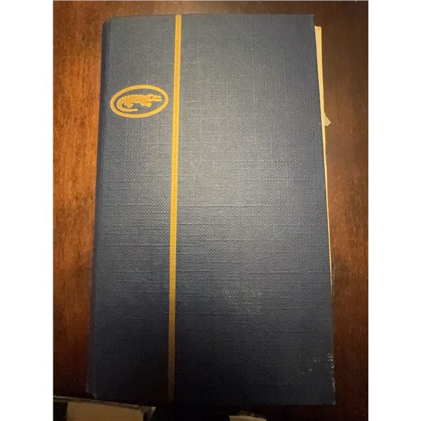 Collection Book of Mixed Canada Postage Stamps in Blue Hardcover Album