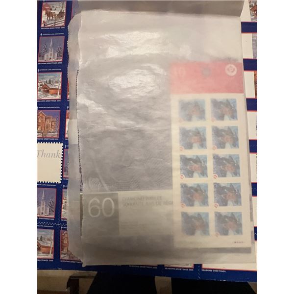 Canada Post Stamp Sheets, Stickers, and Stamps of Canada Guides
