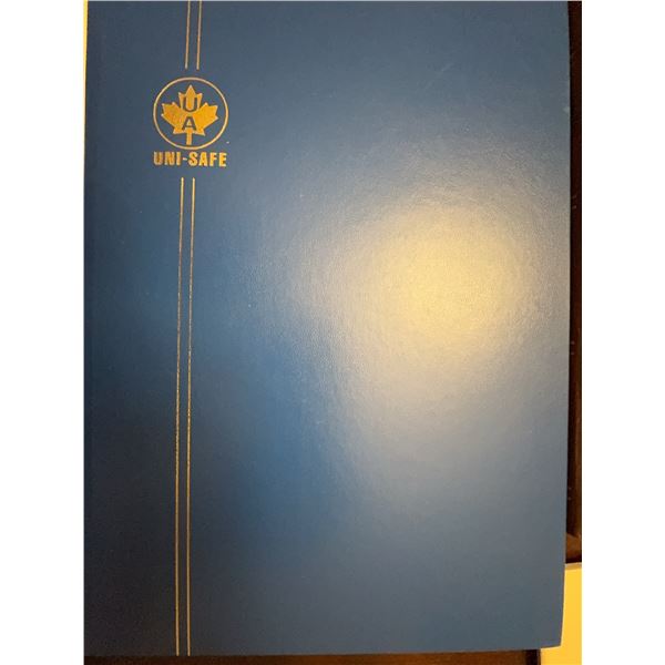 Canada Stamp Collection in UNI-SAFE Album, Assorted Commemoratives and Definitives