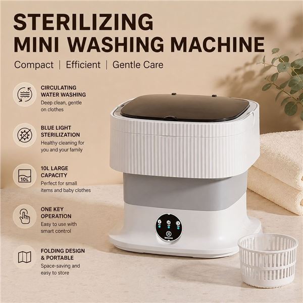 Sterilizing Mini Washing Machine