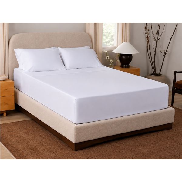 Sunset Luxury Weave Sheet Set - White