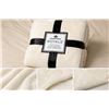 Image 1 : Kingsdown Royale Plush Throw - Ivory
