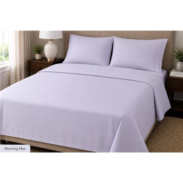 Purple SoftStretch Sheets - Morning Mist