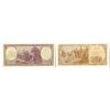 Image 2 : Chile. Banco Central de Chile, ND (1964) and ND (1970), Issued Banknote Pair.