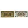 Image 1 : Haiti. Banque National de la Republique d'Haiti, L.1919, Issued Banknote Pair.