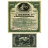 Image 1 : Russia. Government Credit Note and Government Bank, 1917 and 1918, Issued Banknote Pair.