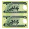 Image 2 : Solomon Islands. Central Bank of Solomon Islands, 2001, Matching Serial Number Pair of Banknotes.