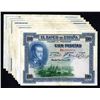 Image 1 : Spain. Banco de Espana, 1925, Issued Banknote Group.