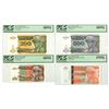 Image 1 : Zaire. Banque du Zaire, 1989 to 1996, Issued Banknote Quartet.