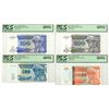 Image 1 : Zaire. Banque du Zaire, 1993 to 1996, Issued Banknote Quartet.