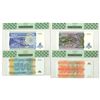 Image 2 : Zaire. Banque du Zaire, 1993 to 1996, Issued Banknote Quartet.
