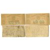 Image 2 : AL. State of Alabama, 1863, Issued Banknote Quartet.