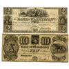 Image 1 : MI. Bank of Washtenaw and Bank of Manchester, 1835 and 1837, Issued Banknote Pair.