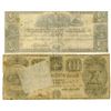 Image 2 : MI. Bank of Washtenaw and Bank of Manchester, 1835 and 1837, Issued Banknote Pair.