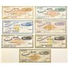 Image 1 : WS. First National Bank of Green Bay, 1868 to 1877, I/C Check Collection, All in Different Colors wi