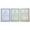 Image 1 : Japanese Trio of I/U Warrants, 1987 to 1889.