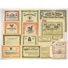 Image 1 : Banking, Finance & Savings Instruments  Stock Certificate Assortment, 1900s to 1930s